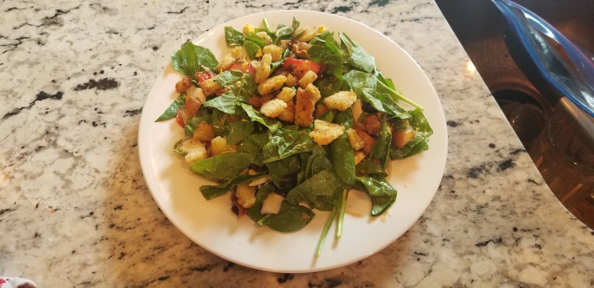 Spinach-Apple Salad With Maple-Cider Vinaigrette image
